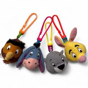 Vintage 1999 Winnie the Pooh keychains
- Set of 4